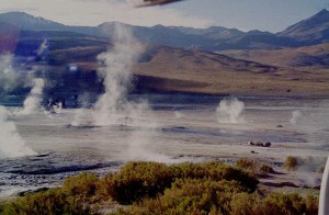 Fumarole ai gaiser del Tatio, Cile, 2°